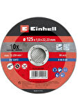 Einhell Metal kesici disk 125 x 1 x 22,23 mm 10 adet