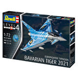 Revell Model Kit Uçak Eurofighter Typhoon The Bavarian Tiger 2021 03818
