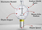 Loyka LXA Sertlik Ölçüm Cihazı Shoremetre Shore A M01A -Yumuşak Malzeme İçin-