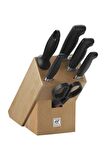 Zwilling 350660000 Vier Sterne Karma Bıçak Seti 7'li Siyah 