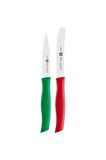 Zwilling Professional S 380990010 Karma Bıçak Seti 2'li Kırmızı - Yeşil 
