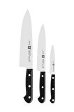 Zwilling Twin Gorumet Karma Bıçak Seti 3'lü Siyah 