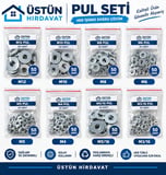 400PARCA PUL SETİ (M12 M10 M8 M6 M5 M4 M5/16 M3/16)