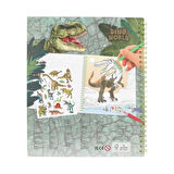 Top Model Dino World boyama kitabı ( Colouring Book WithReversible Seqins )