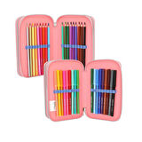 Topmodel 3 Katlı Dolu Kalemkutu Kalp Pullu