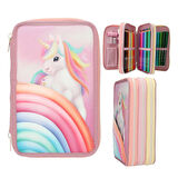 Ylvi Gökkuşağı 3 Katlı İçi Dolu Kalem Çantası 13278