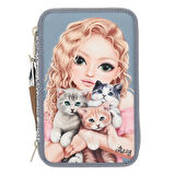 TOPModel Cat Love 3 Katlı İçi Dolu Kalem Çantası 13271