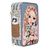 TOPModel Cat Love 3 Katlı İçi Dolu Kalem Çantası 13271