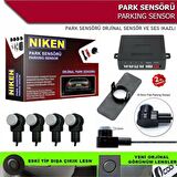 Niken Yeni Nesil Orjinal Lens Görünümlü Sesli Siyah Park Sensörü