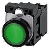 Sıemens,3Su1102-0Ab40-1Ba0 Buton Komp.Işk.Yay Dön. 24V Ac/Dc