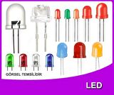 10MM NORMAL BEYAZ LED (10 ADET)