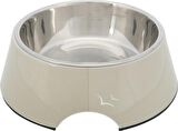 Trixie Köpek Mama ve Su Kabı, Melamin/Paslanmaz Çelik, 0.8lt/ø22cm, Kum Bej