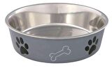 Trixie Köpek Paslanmaz Mama Ve Su Kabı 1,4L/Ø21cm