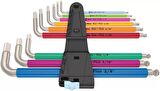 Wera 3950/9 Hex-Plus Paslanmaz Renkli inç Alyan Seti 05022860001