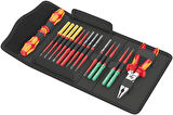 WERA KraftForm Kompact  VDE 17 Parça 1000 Volt İzoleli Tornavida Takımı (05006612001)