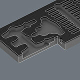 Wera 9752 Özel Kesim Sünger Kraftform Kompakt Cırcırlı Set 1