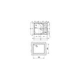 TEKA CLASSIC 1B ½ D 580.500 Paslanmaz çelik Eviye 40133221