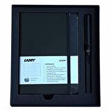 Lamy A6 Defter Safari Dolma Kalem Set Mat Siyah