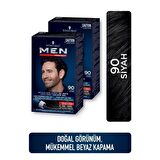 Schwarzkopf Men Perfect Erkek Saç Boyası no:90 Siyah 2 adet