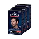 Schwarzkopf Men Perfect Erkek Saç Boyası 90 - Siyah 3 Adet