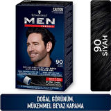 Schwarzkopf Men Perfect Erkek Saç Boyası 90 - Siyah 3 Adet