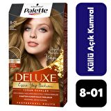 Palette Deluxe Yoğun Renkler 8-01 Küllü Açık Kumral