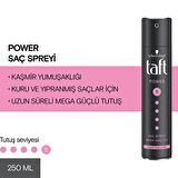 Taft Power Kaşmir Parlaklığı Mega Güçlü Saç Spreyi 250 Ml