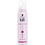 Taft Saç Köpüğü Curl & Flex No: 3 Uzun Süre Kalıcı Bukleler 150 ml