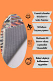 DECOSER DELÜX 4015 RENKLİ PATCHWORK MULTİ PAMUK YIKANABİLİR KİLİM