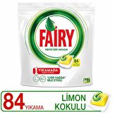 Fairy Hepsi Bir Arada Limon Bulaşık Makinesi Tableti 84'lü