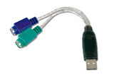 Digitus DA-70118 USB to 2 x PS/2 Erkek-Dişi Klavye Mouse Çevirici Adaptör