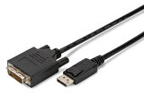 Digitus AK-340301-050-S 5 Mt DISPLAY PORT to DVI 24+1 DP1.1a AWG28 2x Zırhlı Kilit Dönüştürücü Kablo
