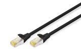 Digitus DK-1644-A-005/BL 0.50 Mt F-FTP CAT6A AWG 26/7 LSZH Siyah Patch Cord Kablo