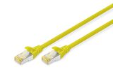 Digitus DK-1644-A-010/Y 1 Mt CAT6A AWG26/7 LSZH S/FTP Sarı Patch Cord Kablo