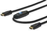 Digitus AK-330118-100-S 10 Mt HDMI to HDMI Erkek-Erkek v1.4 Ultra HD 2x Zırlı Görüntü Kablosu
