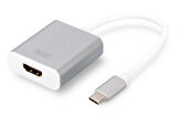 Digitus DA-70836 USB 3.0 Type C to HDMI 4K 2160p Grafik Alüminyum Dönüşütürücü Adaptörü
