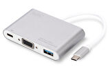 Digitus DA-70839 USB 3.0 Type C to VGA 1920x1080 USB Type C (PD) USB 3.0 USB Grafik Dönüştürücü Adaptör