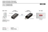 DIGITUS DS-55203 MİNİ HDMI SİNYAL UZATMA.50m.AL/VE