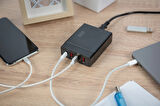 Digitus 4-Port USB Şarj Adaptörü, USB Tip-C