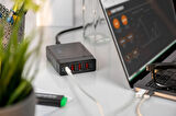 Digitus 4-Port USB Şarj Adaptörü, USB Tip-C