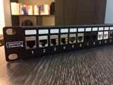 DIGITUS DN-91411-1 24PORT RAF TİPİ PPANEL 1U SİYAH
