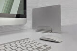 Dikey notebook standı, alüminyum gümüş