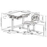 Ayarlanabilir Ergonomik Çoçuk Aktivite Masası (3-10 Yaş)