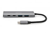 USB-C 4 Port HUB 2. Nesil 2x USB-A + 2x USB-C