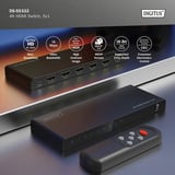 Digitus 5x1 HDMI Switch, 4K/60Hz HDCP 2.2 Kumandalı Geçiş Kontrolü