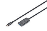 Digitus DA-73110 5 Mt USB Type C to USB Type C Gen1 Active 5G Erkek-Dişi Uzatma Kablosu