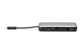 DIGITUS USB-C Seyahat Tipi Docking Station, 7-Port