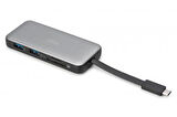 DIGITUS USB-C Seyahat Tipi Docking Station, 7-Port
