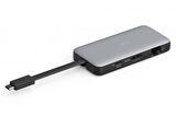 DIGITUS USB-C Seyahat Tipi Docking Station, 7-Port