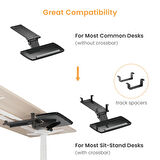 Masa Altı Çekilebilir Ayarlanabilir Ergonomik Klavye Rafı